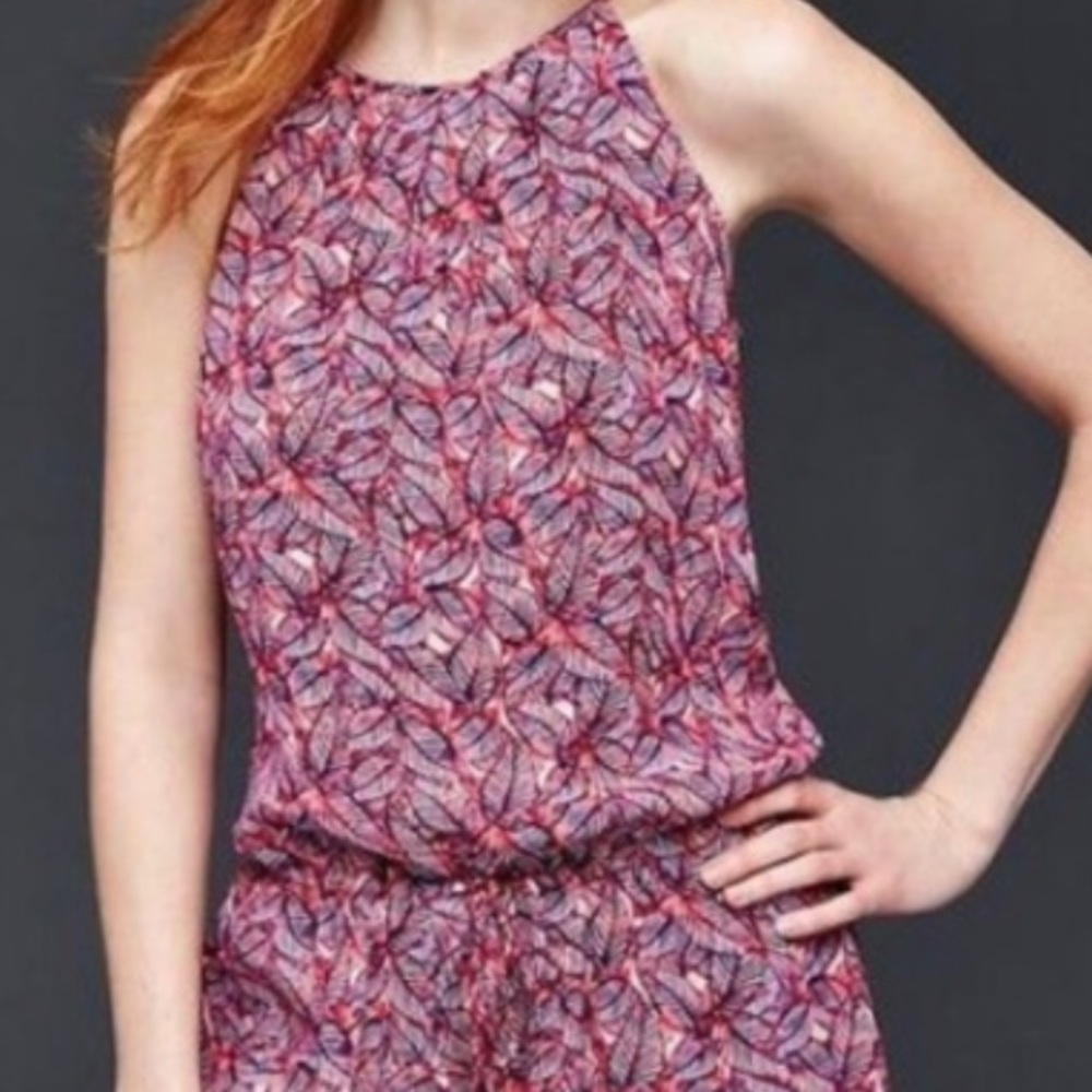 Gap Coral Leaf Romper